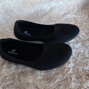 Merinos Flats - Black Size 8